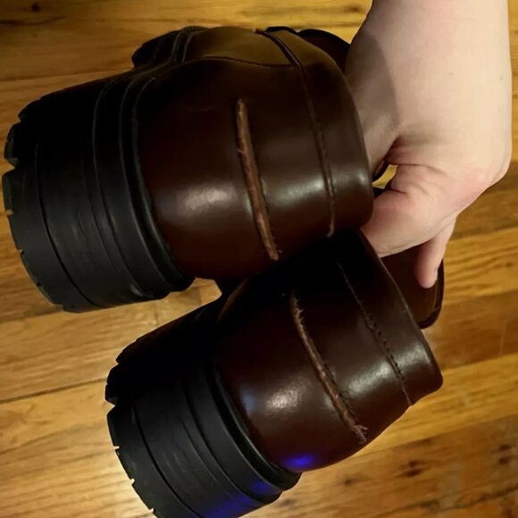 Sezane Amy Loafers in Iced Chocolate Size 9 - Picture 6 of 11